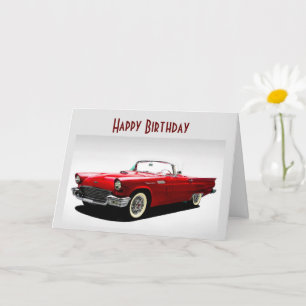 **57 CLASSIC THUNDERBIRD** ON YOUR BIRTHDAY CARD
