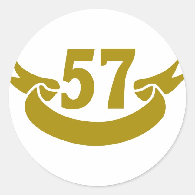 57-real-tape classic round sticker (Front)