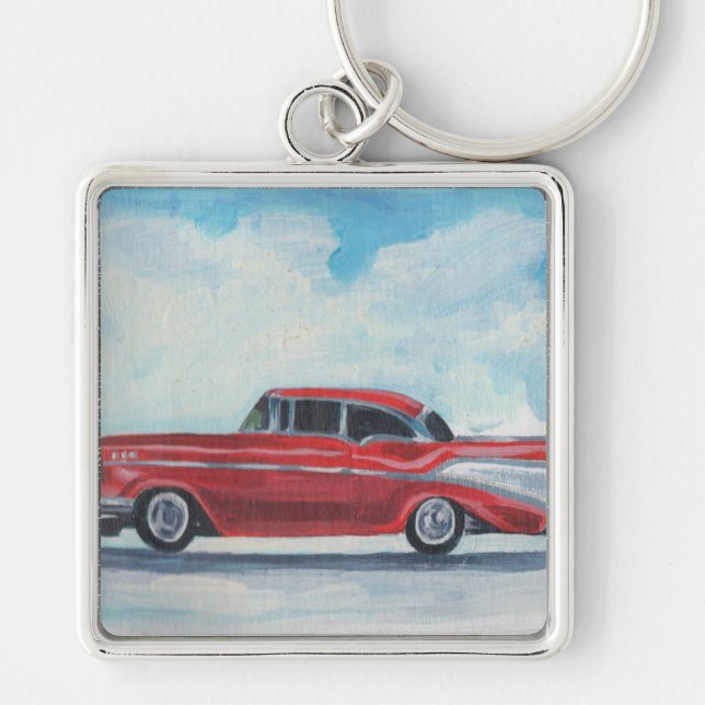 57 RED CHEVY BY JUANMA KEY RING (Front)