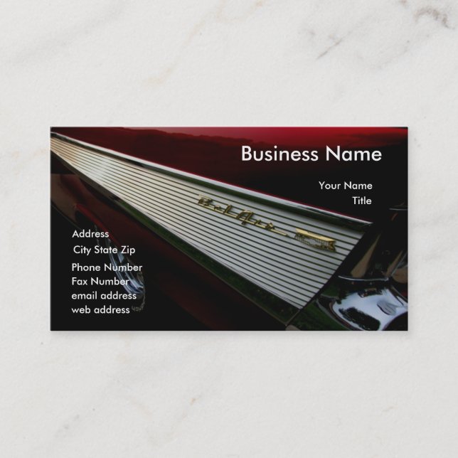 '57 Wedge Business Card (Front)