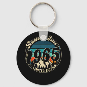 57 Year Old Vintage 57th Year Old Birthday 1965 Key Ring