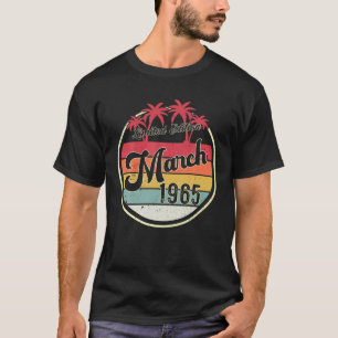 57 Years Old Awesome Since March 1965 57Th Birthda T-Shirt