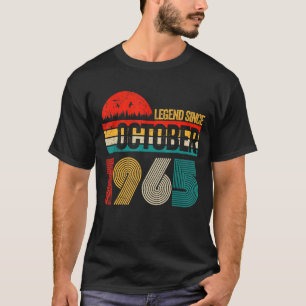 57 Years Old  Legend Since October 1965 57th Birth T-Shirt