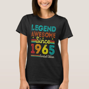 57 Years Old Vintage Legend Awesome Since 1965 57t T-Shirt