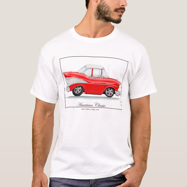 57Chevy red tee (Front)