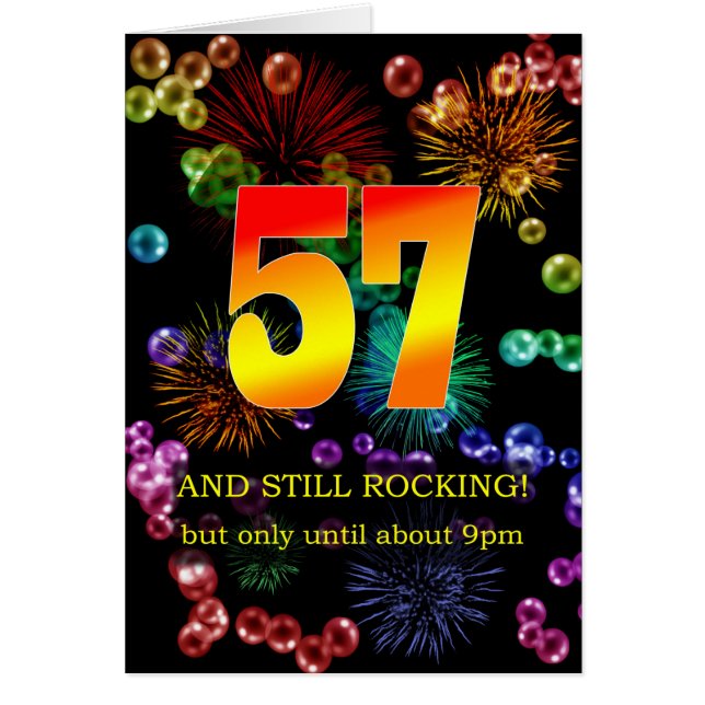 57th Birthday Still Rocking (Front)
