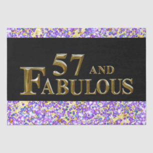 57th Birthday Tissue Paper