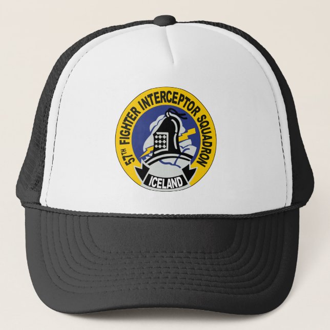57th Fighter Interceptor Squadron Trucker Hat (Front)