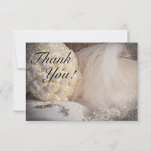 5882-Bouquet with Rings, Veil & Cross