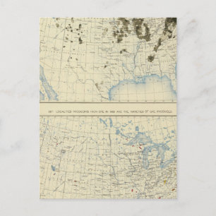 58 Coal 1890, iron ore 1889 Postcard