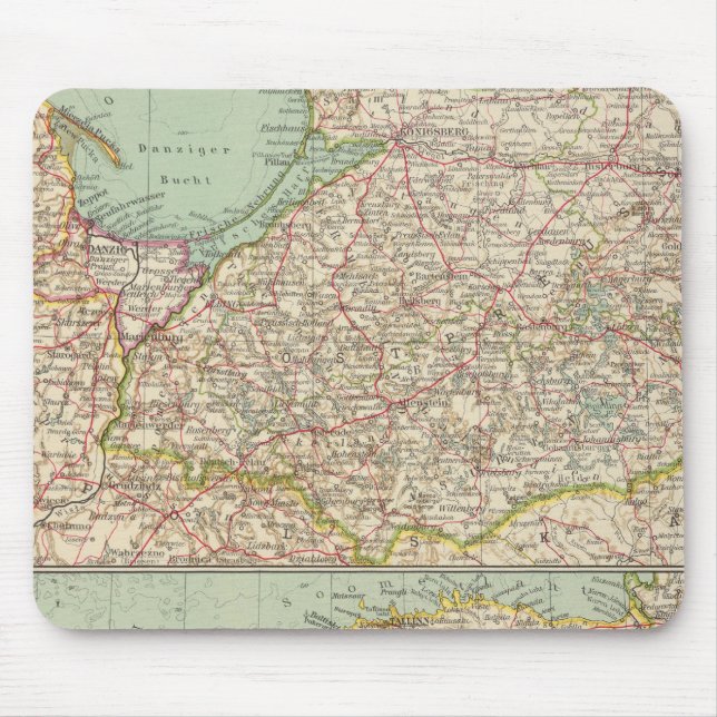 58 East Prussia, Baltic States Mouse Pad (Front)