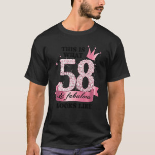 58 & Fabulous I Pink White Party Group Candid Phot T-Shirt