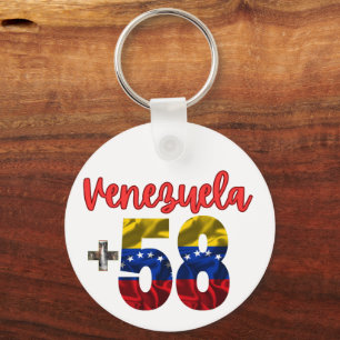58 Venezuela Pride Authentic Venezuelan Roots Key Ring