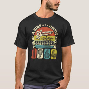 58 Years Old 58th Birthday Awesome Since Septembe T-Shirt