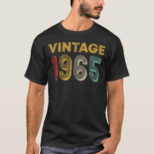 58 Years Old Retro Vintage 1965 58th Birthday T-Shirt