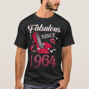 58th Birthday High Heels 58 Years Old Fabulous Sin T-Shirt