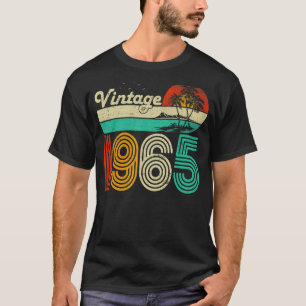 58th Birthday Vintage 1965 58 Year Old Men Women T-Shirt