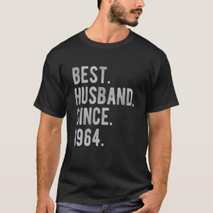 58th Wedding Aniversary For Him  Best Husband Sinc T-Shirt