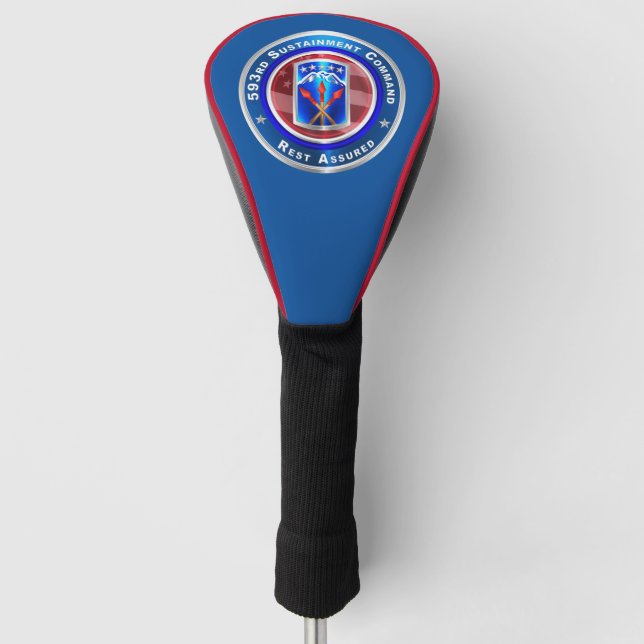 593rd Sustainment Command Golf Head Cover (Front)