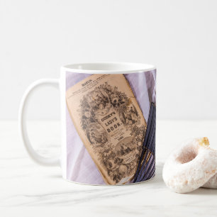 5945-Godey's Lady's Magazine with Fan Coffee Mug