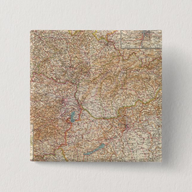 5960 Czechoslovakia, Hungary 15 Cm Square Badge (Front)