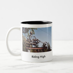59. 300-100 Riding High 5-07, 59. 300-100 Ridin... Two-Tone Coffee Mug