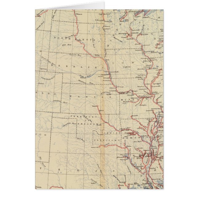 59 Navigable rivers, routes 1890 (Front)