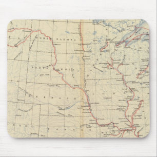 59 Navigable rivers, routes 1890 Mouse Pad