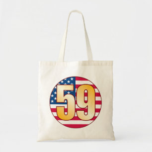 59 USA Gold Tote Bag