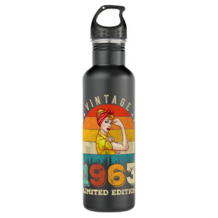 59 Year Old 1963 Vintage Women 59th Birthday Gift 710 Ml Water Bottle