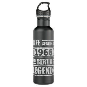 59 Year Old 1966 Birth Of Legend 59th Birthday 710 Ml Water Bottle
