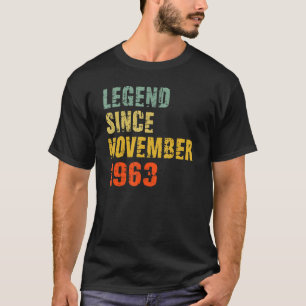 59 Year Old 59th Birthday Legend Since November T-Shirt