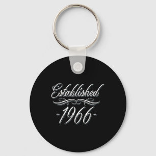 59 Year Old Tattoo Lover 1966 59th Birthday  Key Ring
