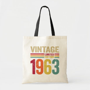59 Years Old Gifts Vintage 1963 59th Birthday gift Tote Bag