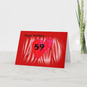 59th Birthday Card