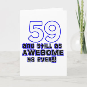59 Years Birthday Cards | Zazzle.com.au