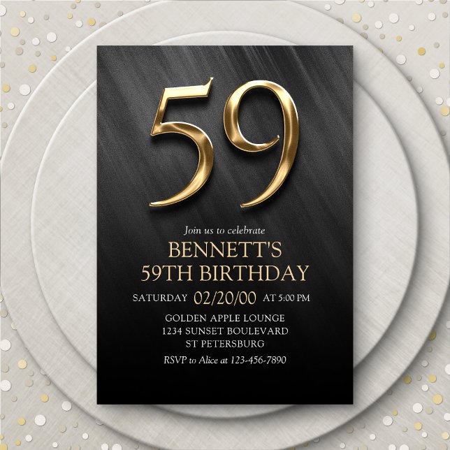 59th Birthday Invitation (Creator Uploaded)