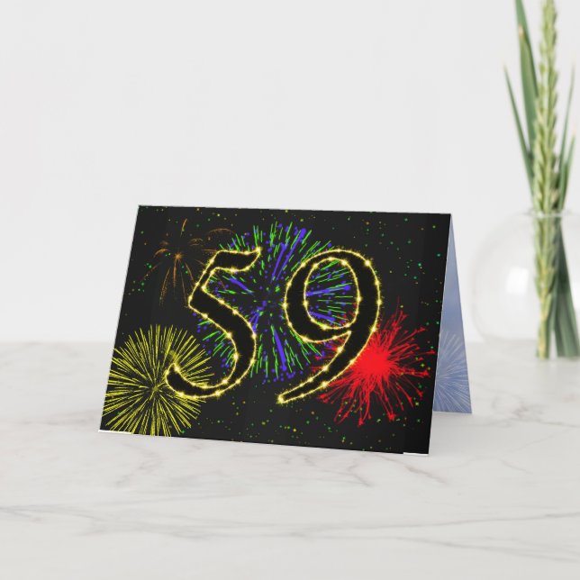 59th Birthday Party Invitation (Front)