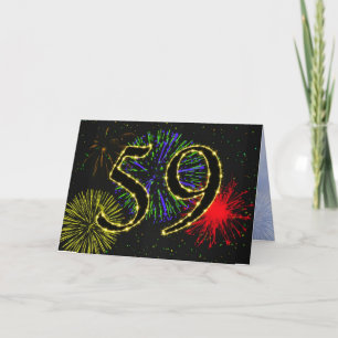 59th Birthday Party Invitation