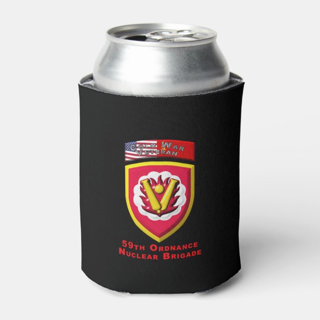 59th Ordnance Brigade “Cold War Nuclear Deterrent” Can Cooler (Can Front)