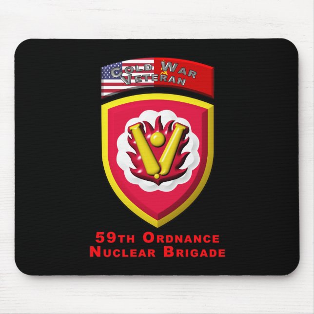59th Ordnance Brigade “Cold War Nuclear Deterrent” Mouse Pad (Front)