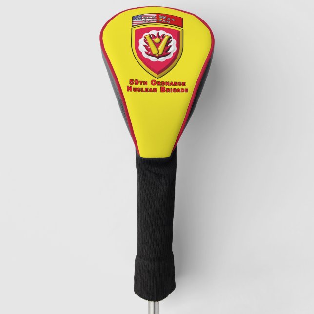 59th Ordnance Brigade  Golf Head Cover (Front)