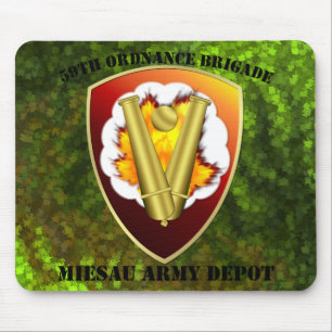 59th Ordnance Brigade Patch Mouse Pad