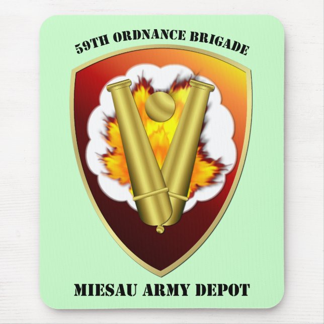 59th Ordnance Brigade Patch Mouse Pad (Front)