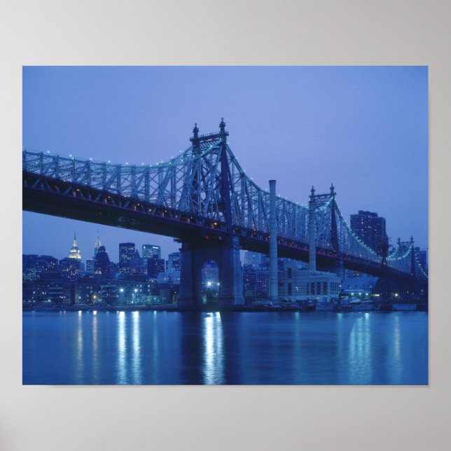 59th Street Bridge, New York, USA Poster (Front)