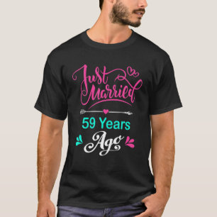 59Th Wedding Anniversary Matching Couple Him And H T-Shirt