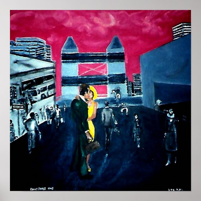 5:05 Original Oil on Canvas Reprint Poster! Poster (Front)