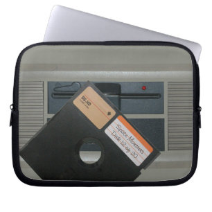 5.25 Floppy and Retro Computer Laptop Sleeve