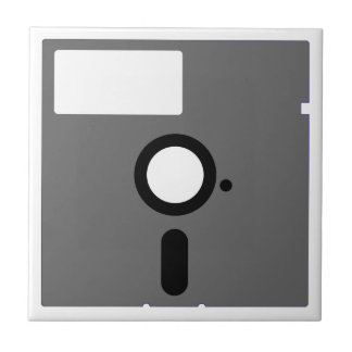 5.25 inch floppy disc - old computer diskette ceramic tile