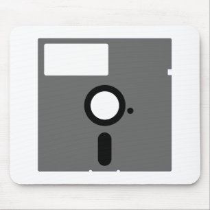 5.25 inch floppy disc - old computer diskette mouse pad
